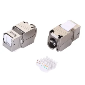 Cat6a Toolless Keystone Jack Shielded With Dust Cover