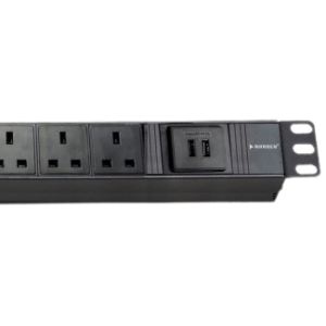 VMC-P42XX UK SOCKET / UK PLUG PDU WITH 2 USB TYPE A PORT